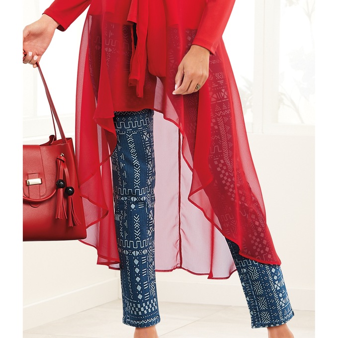 Kambrya Printed Jean, , large