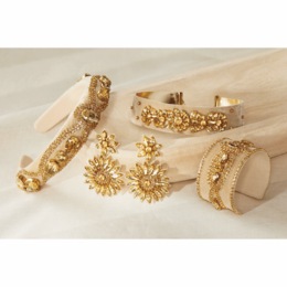 Crystal Bead/Fabric Collection, , large