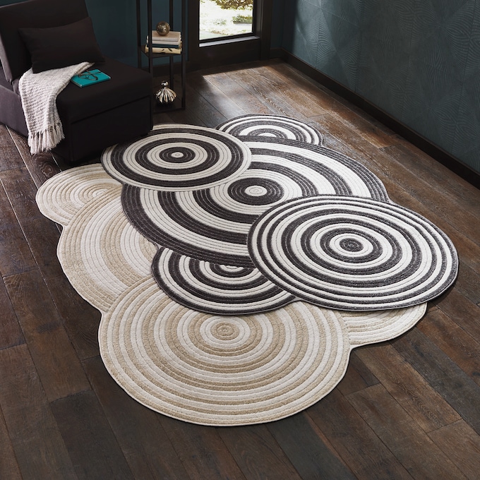 Contour Rings Rug, , large