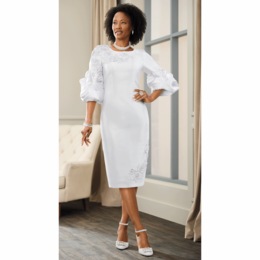 Lucretia Sheath Dress, , large