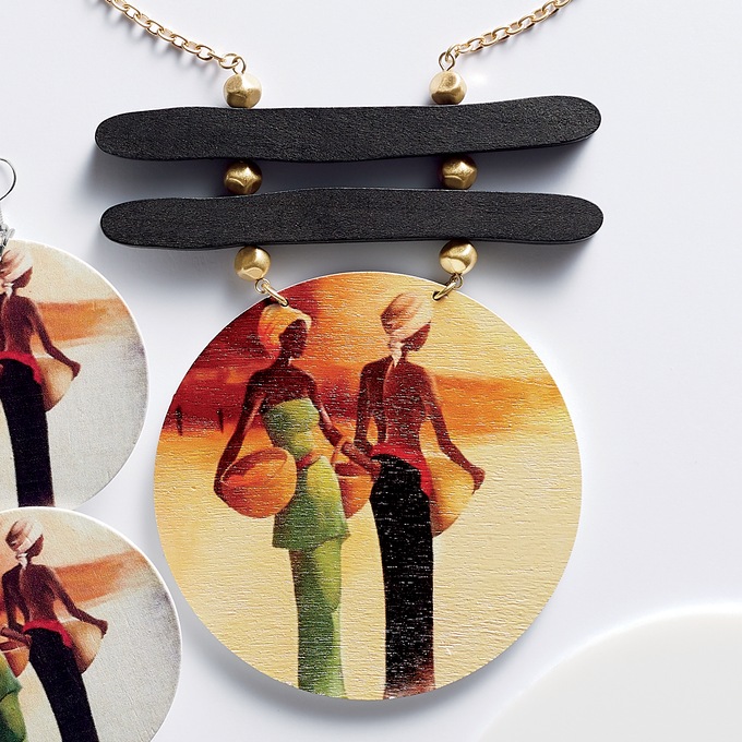 Sisters of Africa Necklace, , large