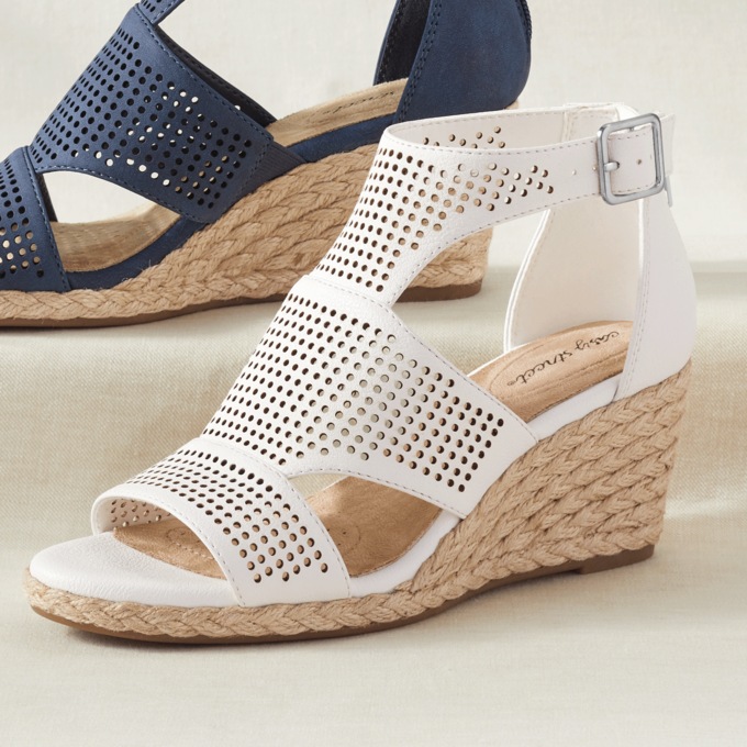 Easy Street Tova Peep-Toe Wedge, , large