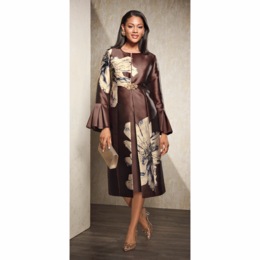 Sheleana Placed Print Jacket Dress, , large