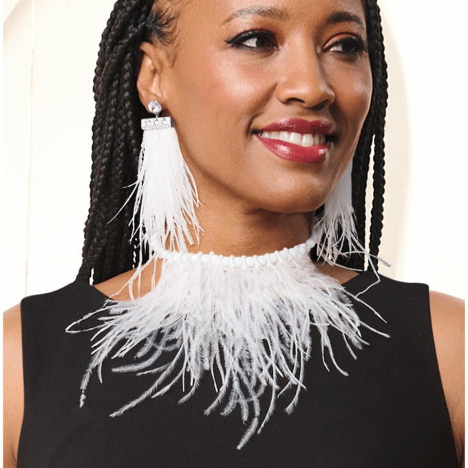 Feather Necklace, , large