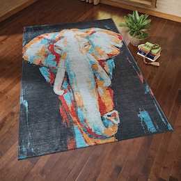 Abstract Elephant Rug, , large