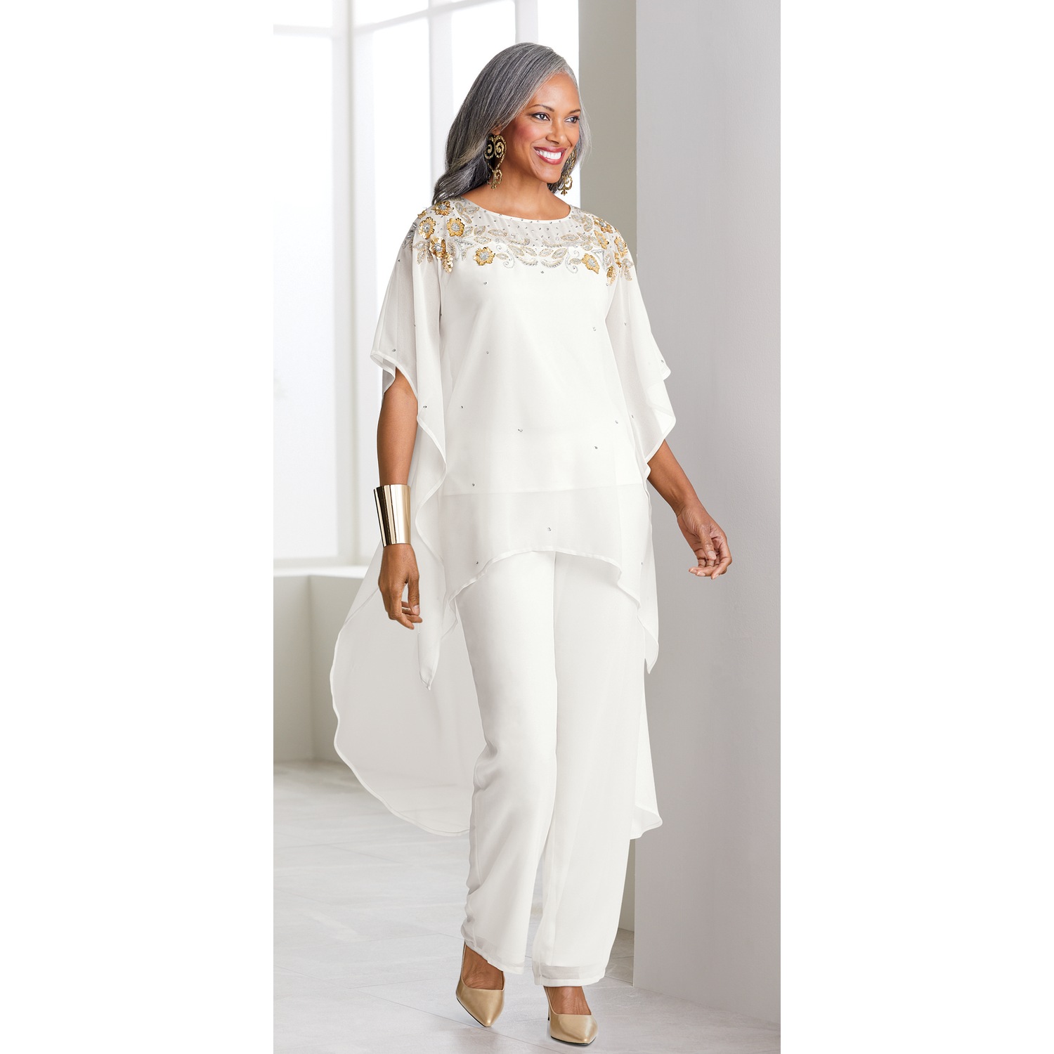 Ashro shop white pantsuit