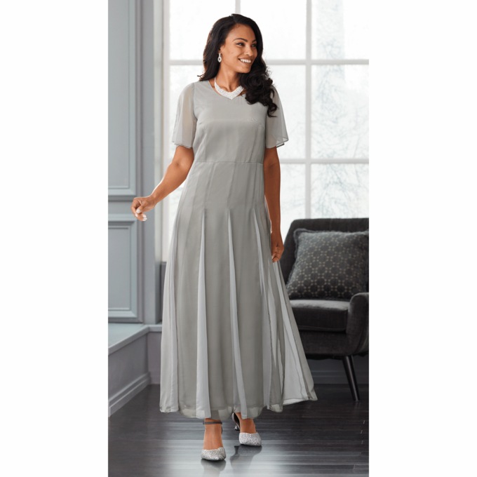 Addae Flowy Gown, , large