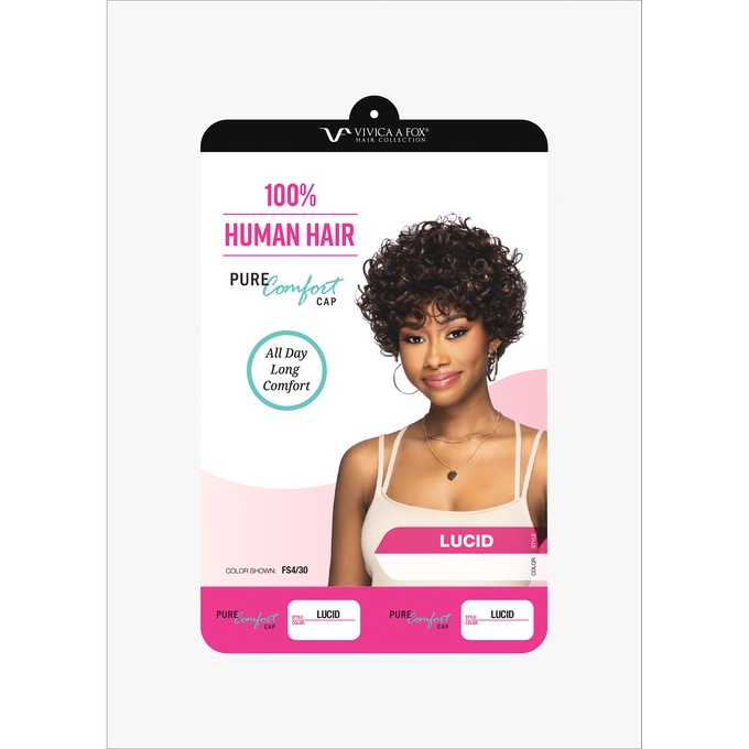 Vivica Fox Lucid Human-Hair Wig, , large