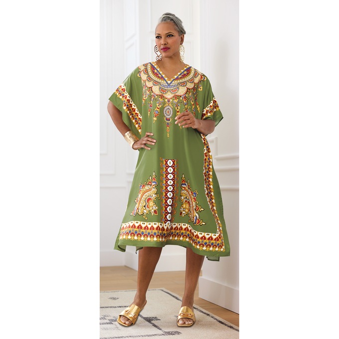 Naveah Short Caftan, , large
