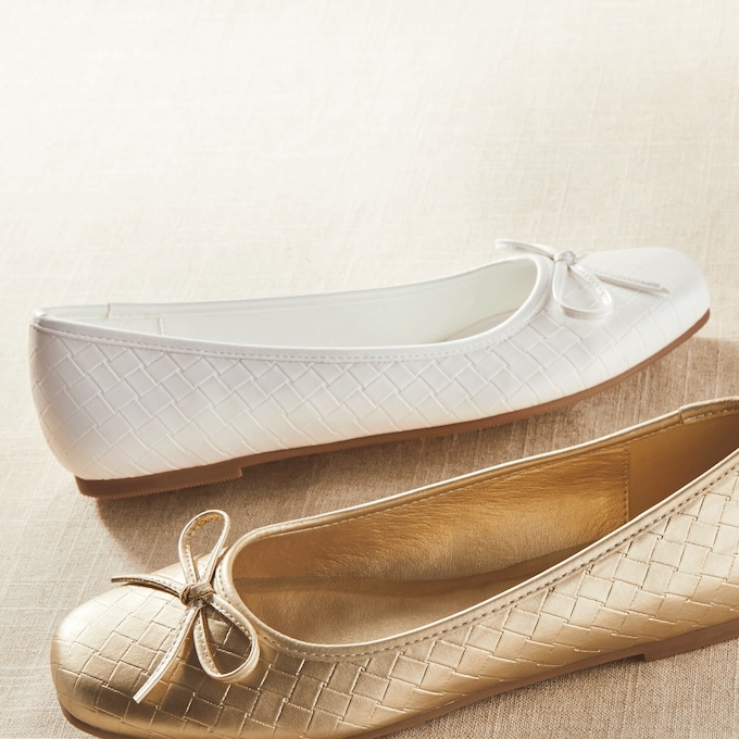Woven Ballet Flat, , large