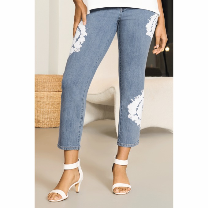 Tatum Painted Jean, , large