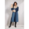 Livia Denim Trench with Removable Faux-Fur Collar and Cuffs, , large