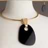 Spotted Reversible Pendant and Earring Set, , large