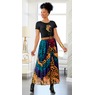 Azure Afrocentric Skirt, , large