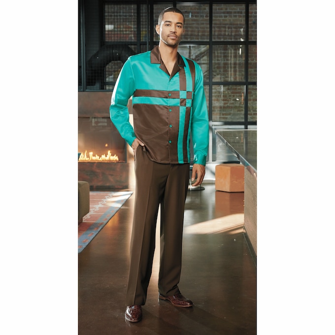 Perry Long-Sleeve Pant Set, , large