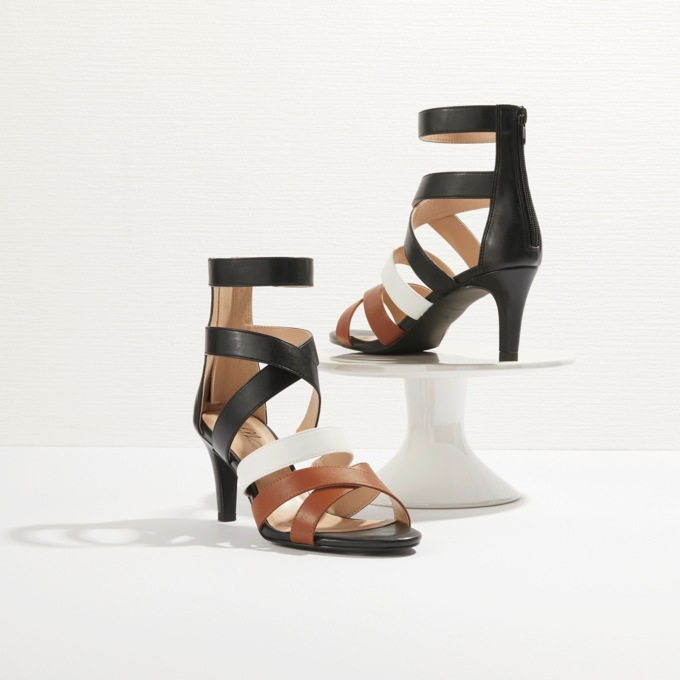 Midnight Velvet Multi Crisscross Sandal, , large