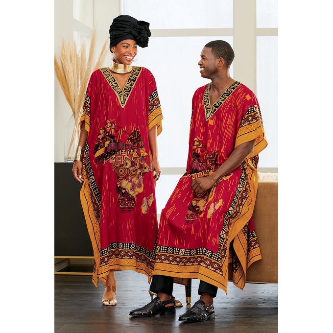 Mali Long Caftan, Africa Multi, large