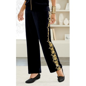 Carissa Velour Pant, , large