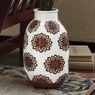 Medallion Embellished Vase, , large