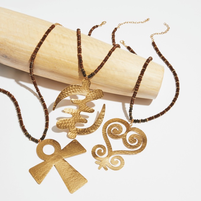 Symbols Two-Tone Necklace, , large
