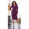Marisa Embellished Sweater Dress, , large