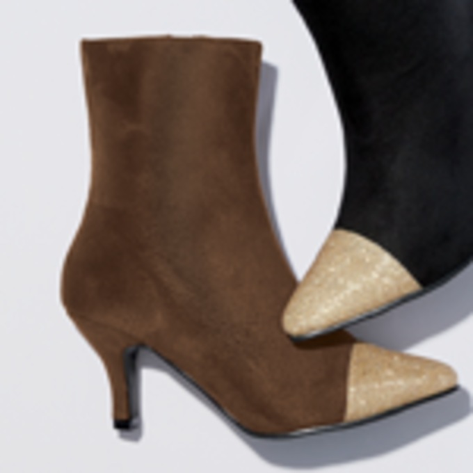 Classique Glimmer-Toe Bootie, , large