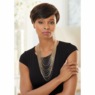 Multi-Strand Long Beaded Necklace and Beaded Choker, , large