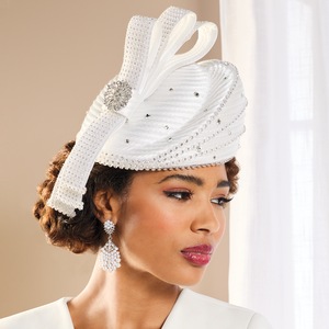 Jazlynn Hat, White, large