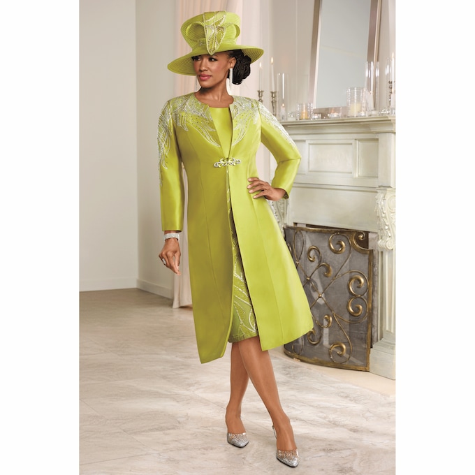 Kenora Jacquard Jacket Dress and Kenora Jacquard Hat, , large