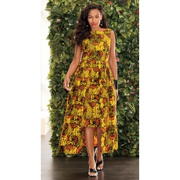 Laqueta Overlay Skirt Dress, , large