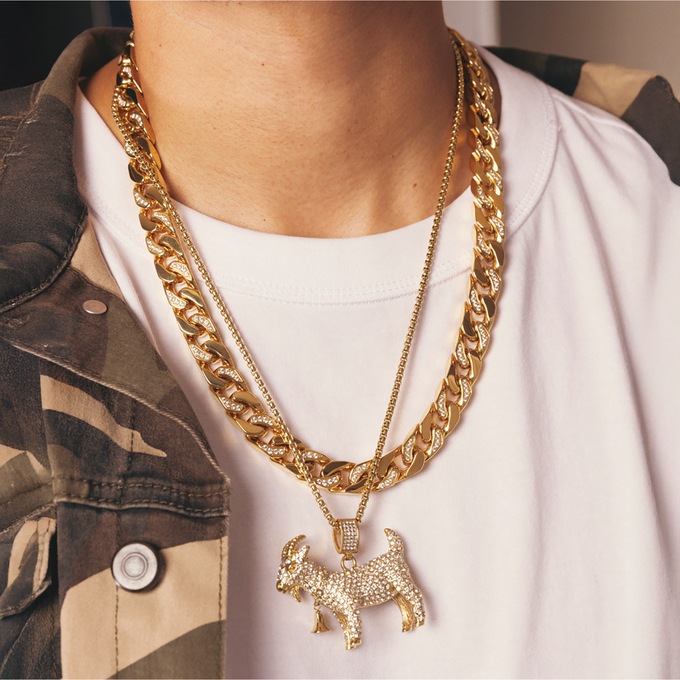 Majesty Men's G.O.A.T. Pendant, , large