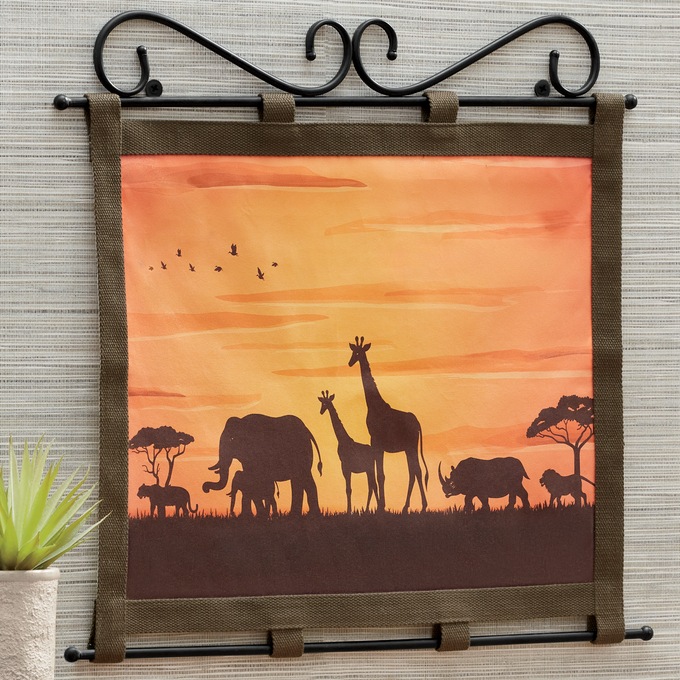 Global Safari Wall Hanging, , large
