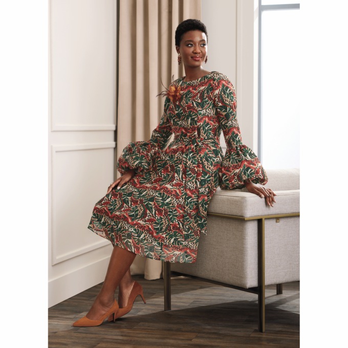 Mevina A-Line Dress, , large