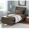 Cali Convertible Chair, Chocolate, large