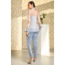 Sequin Houndstooth Stretch-Denim Slim-Leg Jean, , large