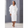 Danai 3-Piece Ruffle Sleeve Skirt Suit, , large