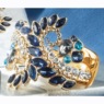 Crystal Blues Swirl Bracelet, , large