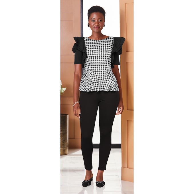 Keke Peplum Top, , large