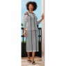 Teya Striped Skirt Suit, , large