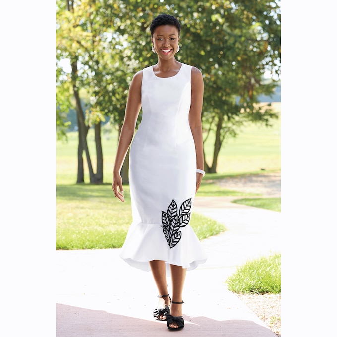 Rhita High-Low Peplum Jacket Dress, , large