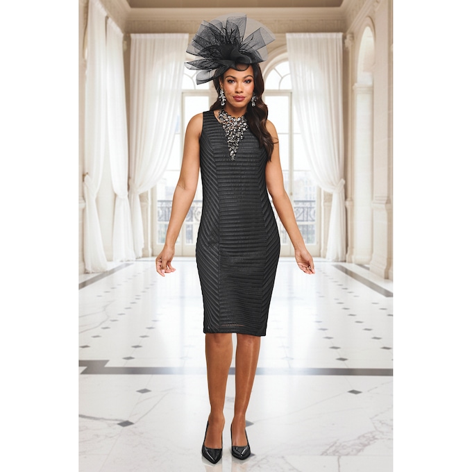 Morganna Textured Jacket Dress, , large