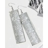 Crystal Wire Earrings, , large