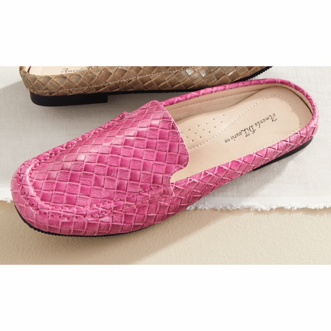 Amanda D'laurie Woven Mule, , large