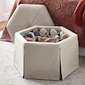 Waverly Shoe Storage Ottoman, , large