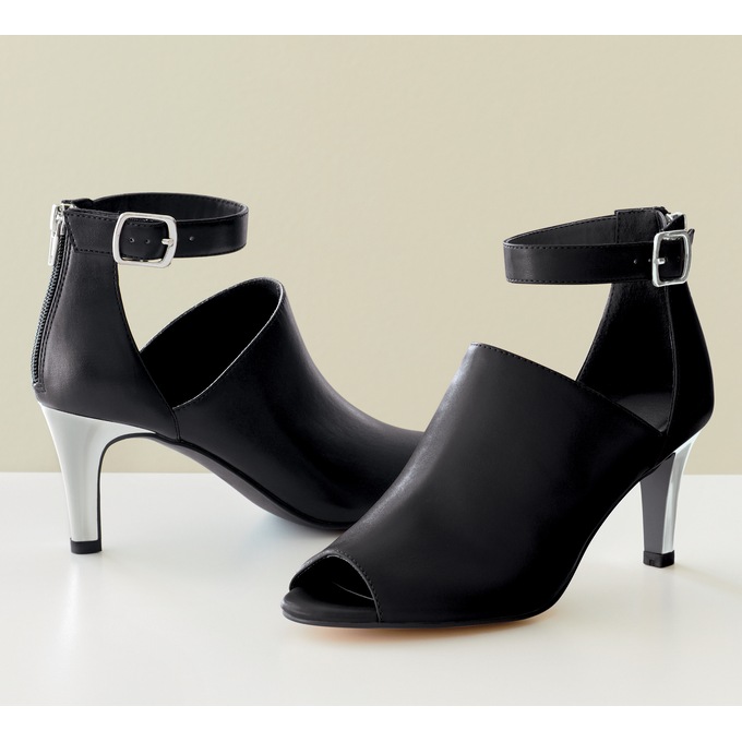 Contrast Heel Shootie, , large