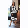 Janina Sweater-Knit Jacket Dress, , large