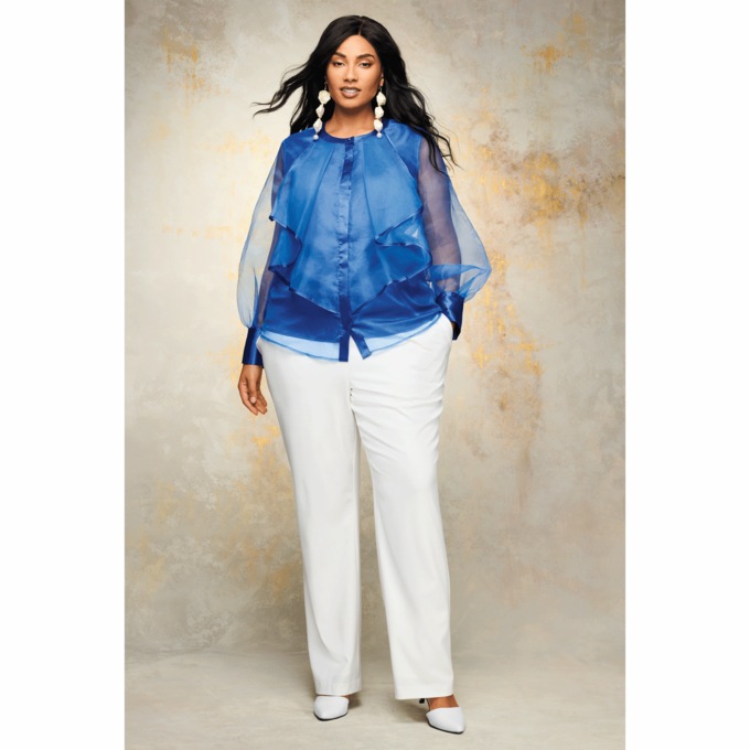 Lulu Sheer Blouse, , large