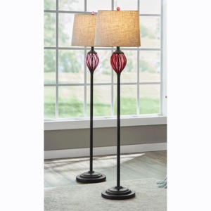Captured Glass Floor Lamp, , large
