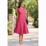 Tiffany Stripe Fit & Flare Dress, , large