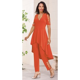 Metal Rings Pant Set, , large